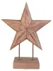 Product image 1 of the product “Star on a stand, made from teak, in the sizes from 40 to 50cm ”